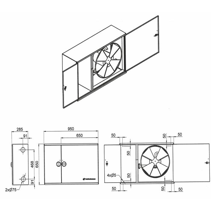 Hydrantový systém s tvarovo stálou hadicou D25 Kombi -30bm - prúdnica ekv.10